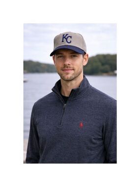 Vintage Kansas City Royals Hat MLB Baseball New Era Size 7 1/4